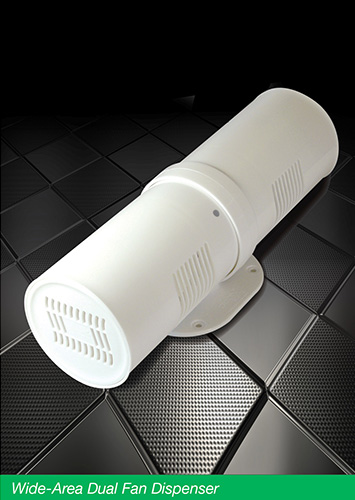 Sani-Air Wide-Area Dual Fan Air Freshener Dispenser